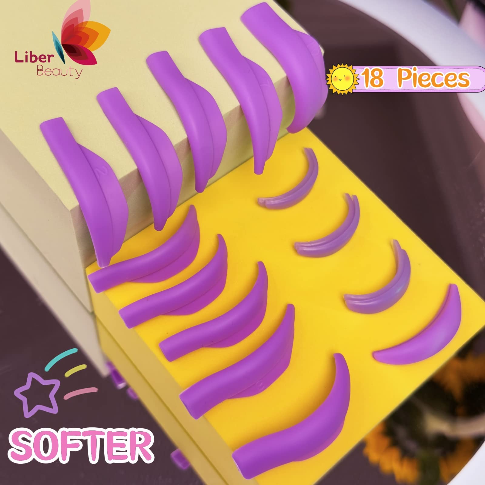 Tampons-lift Liber Beauty adaptés à différentes morphologies oculaires