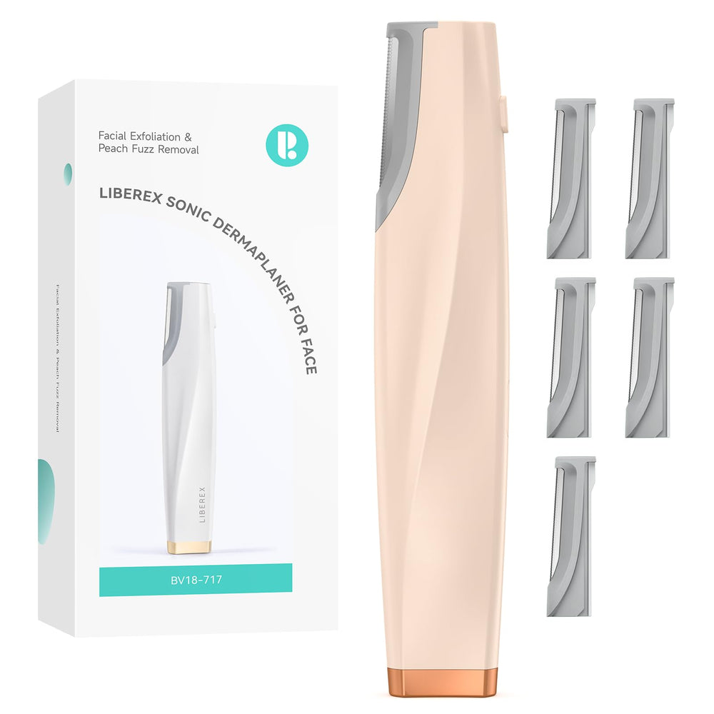 Liberex Cleansing Your Days Sonic Dermaplaning-Outil: exfoliation précise et douce pour le visage