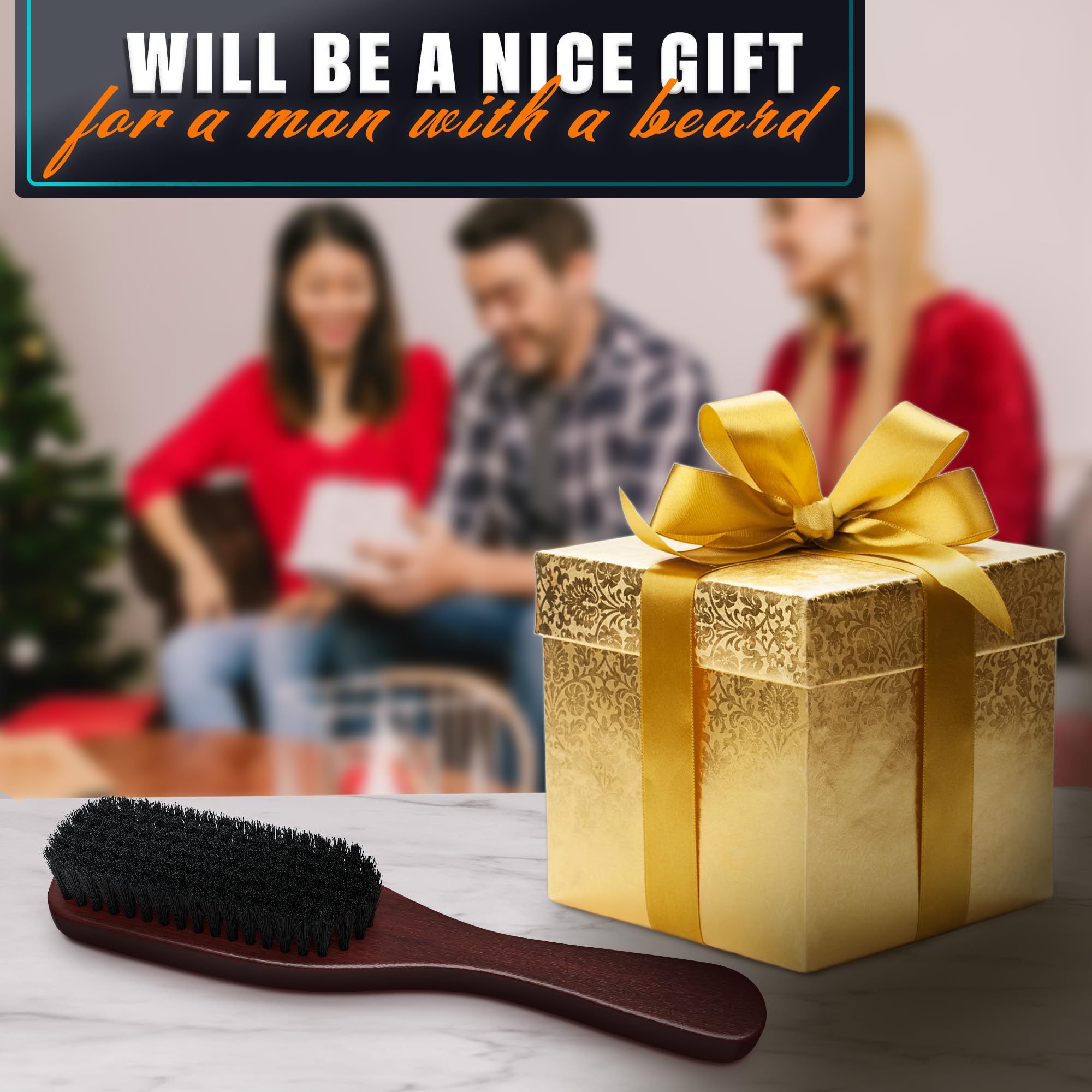 Brosse LIBERHAUS poignée bois, usage quotidien et routine barbe facilitée.