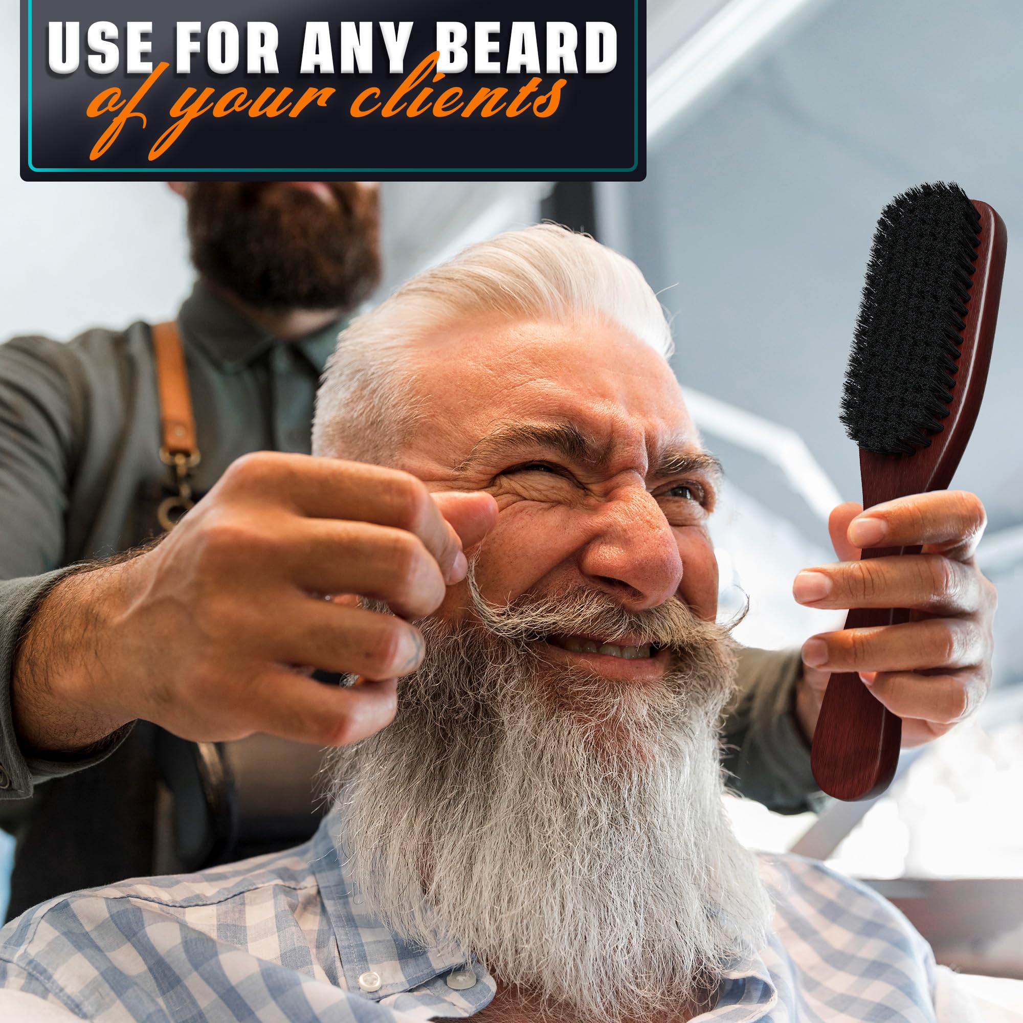 Brosse LIBERHAUS coffret élégant, parfait pour offrir et entretenir sa barbe.