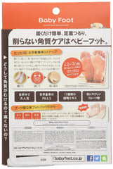 Liberta Baby Foot application gel exfoliant pour les pieds, pratique et efficace.
