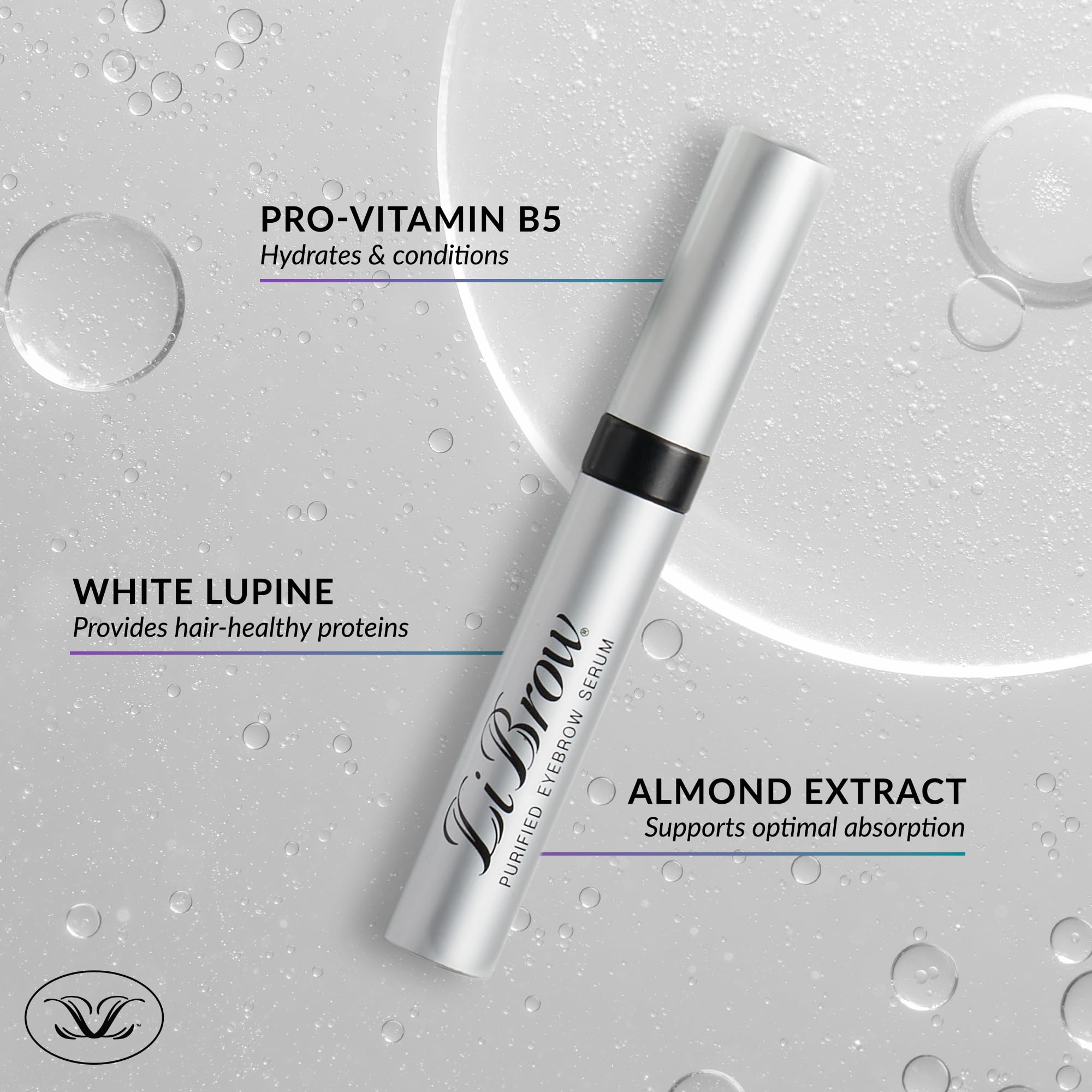 Librow botanique nourrissant sourcils; extraits végétaux pour follicules sains.