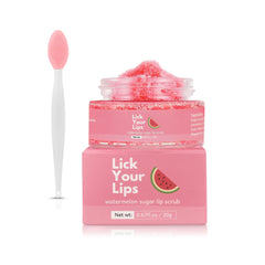 Lick Your Lips gommage lèvres pomme pot 20g – exfolie en douceur pour des lèvres lisses.