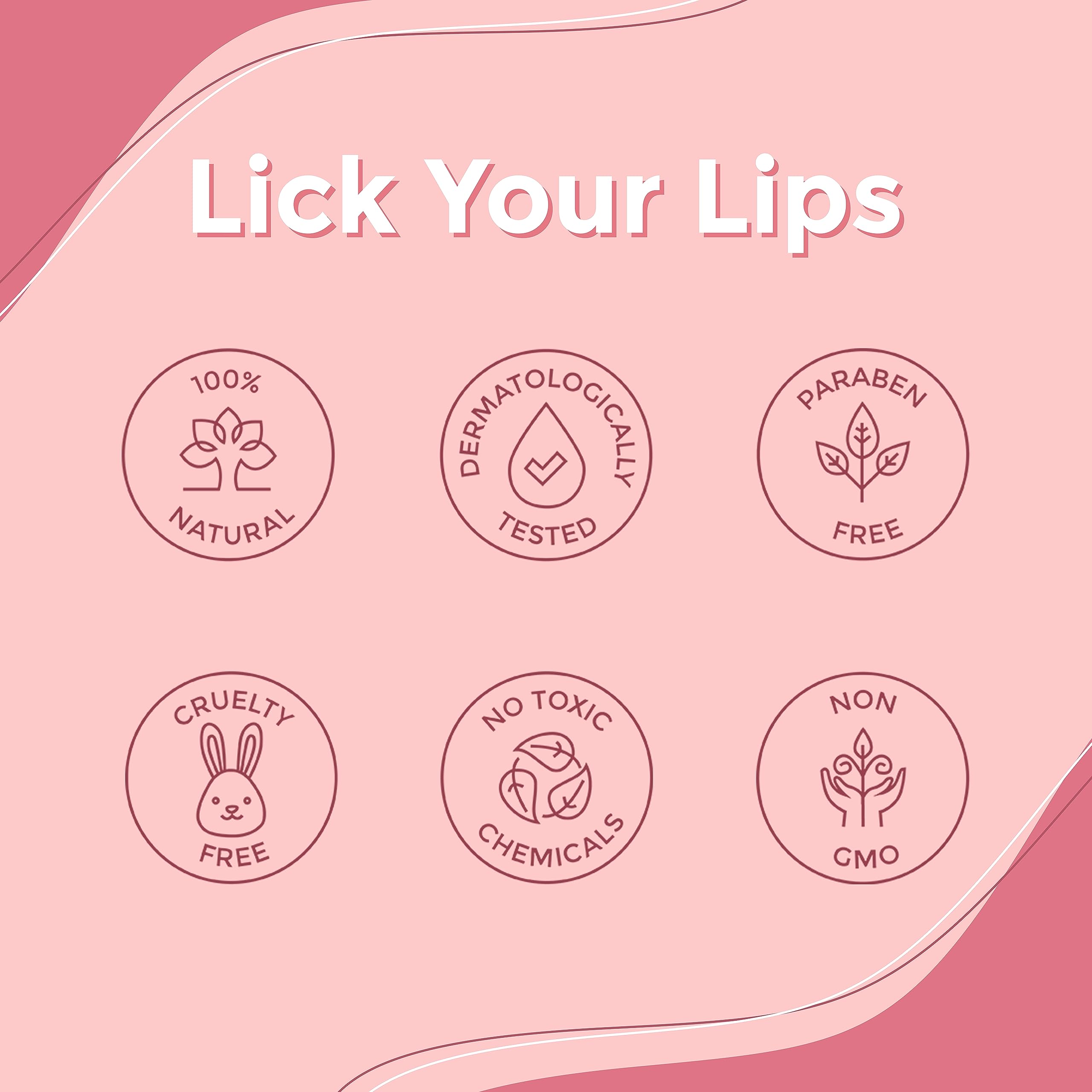 Ingrédients-collagene-hyaluronique Lick Your Lips soutiennent hydratation et douceur des levres.