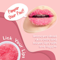 Lick Your Lips pinceau lèvres – application précise et pratique de l’exfoliation.