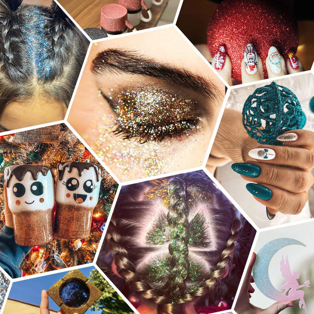 Licool Glitter décorations festives scintillantes pour fêtes