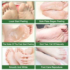 Aperçu des étapes d’utilisation du masque peeling Liefiet pour les pieds