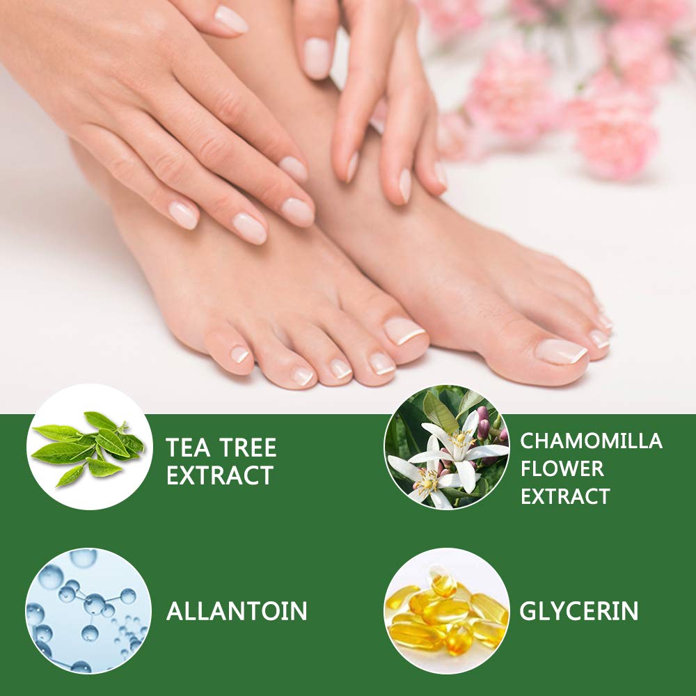 Ingrédients naturels présents dans le masque Liefiet pour pieds