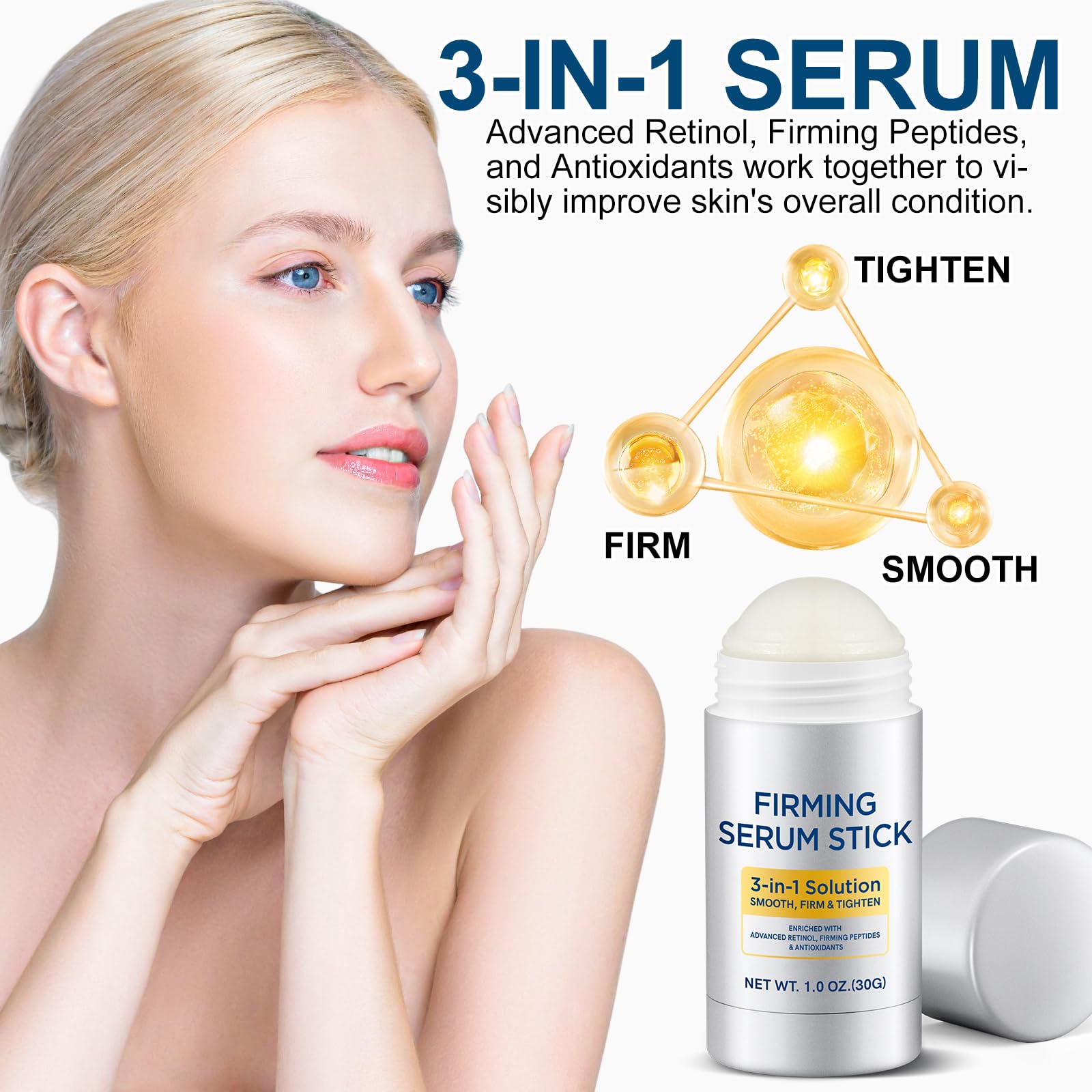 Texture douce et non grasse du stick retinol Liefiet