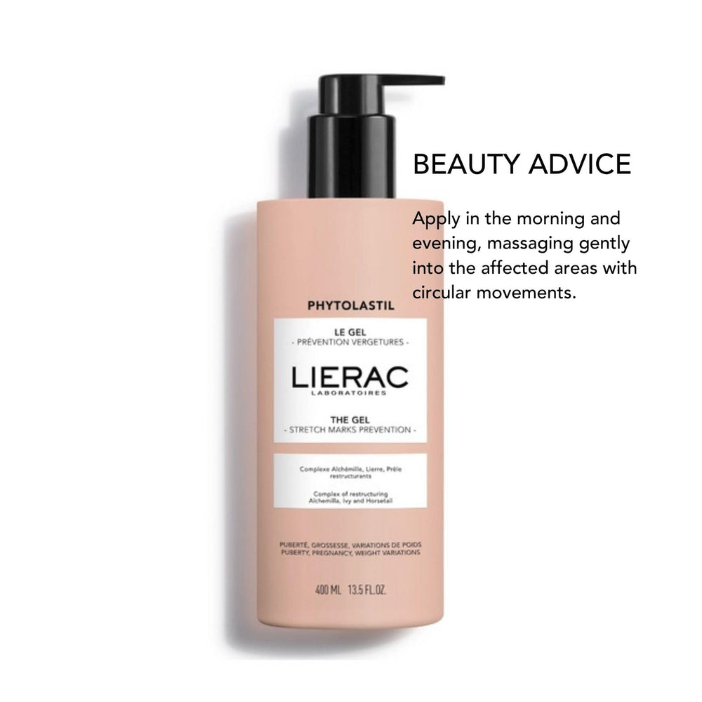 Texture non parfumée du gel Phytolastil, absorption légère et rapide.