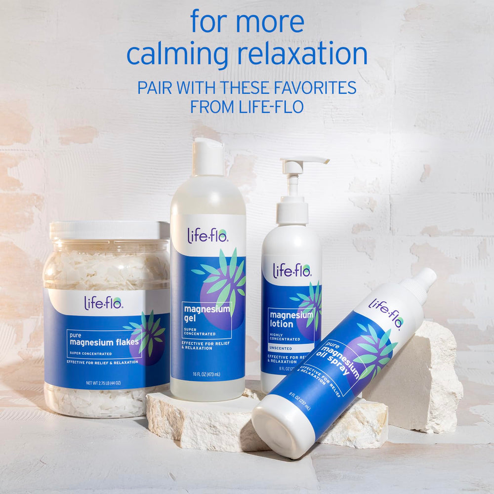 LIFE-FLO flocons pour bain: alternative apaisante après le travail.