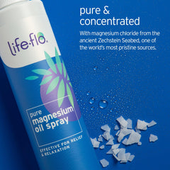 LIFE-FLO huile magnésium spray – application ciblée et rapide.