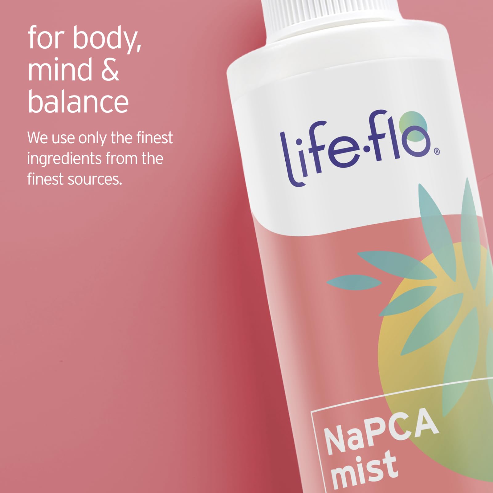 Life-Flo NaPCA brume-concombre apaisante pour peau sensible.