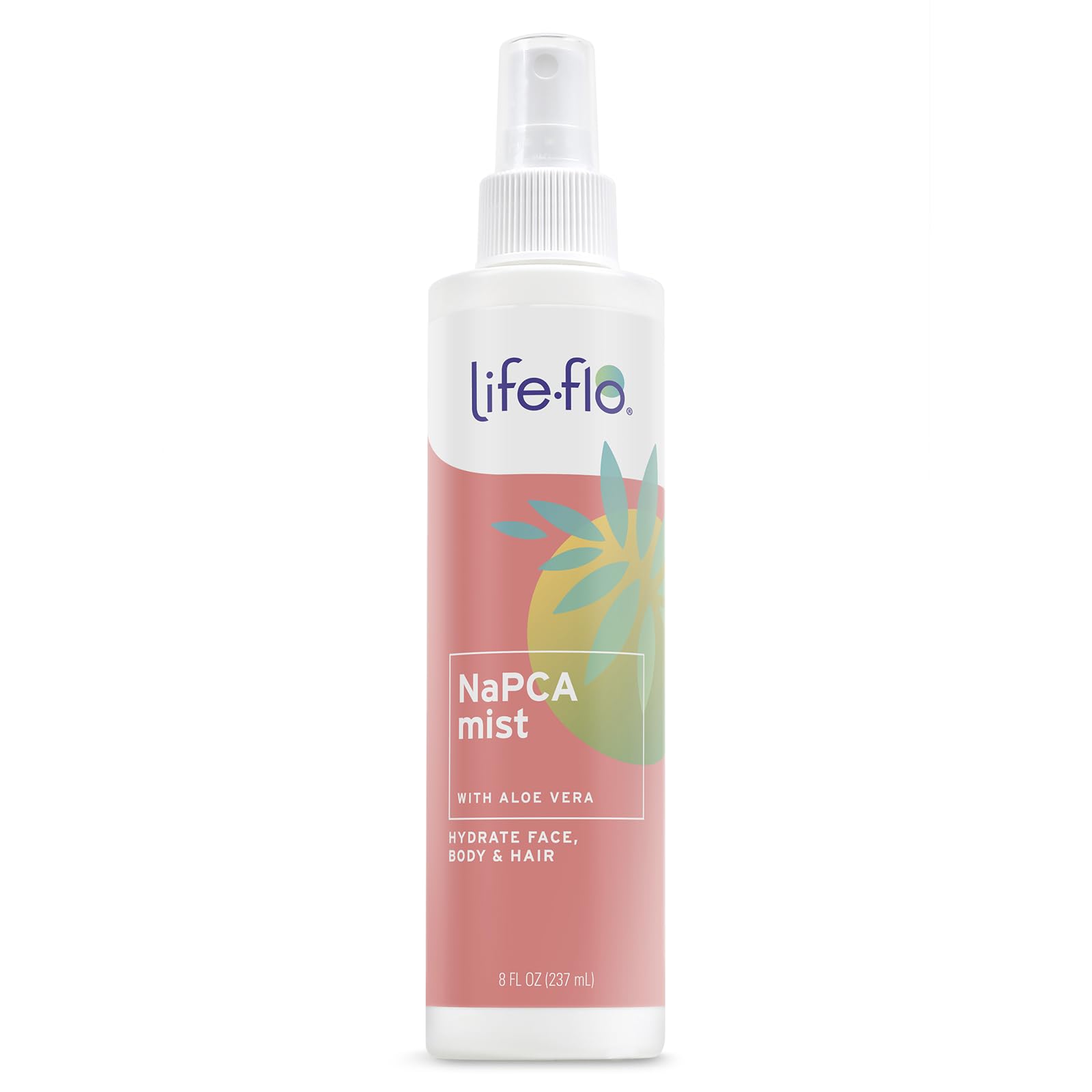 Life-Flo NaPCA brume-visage pour hydrater rapidement et en douceur.