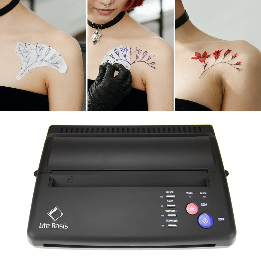 LifeBasis imprimante transfert tatouage compatibilite papier A4 et A5