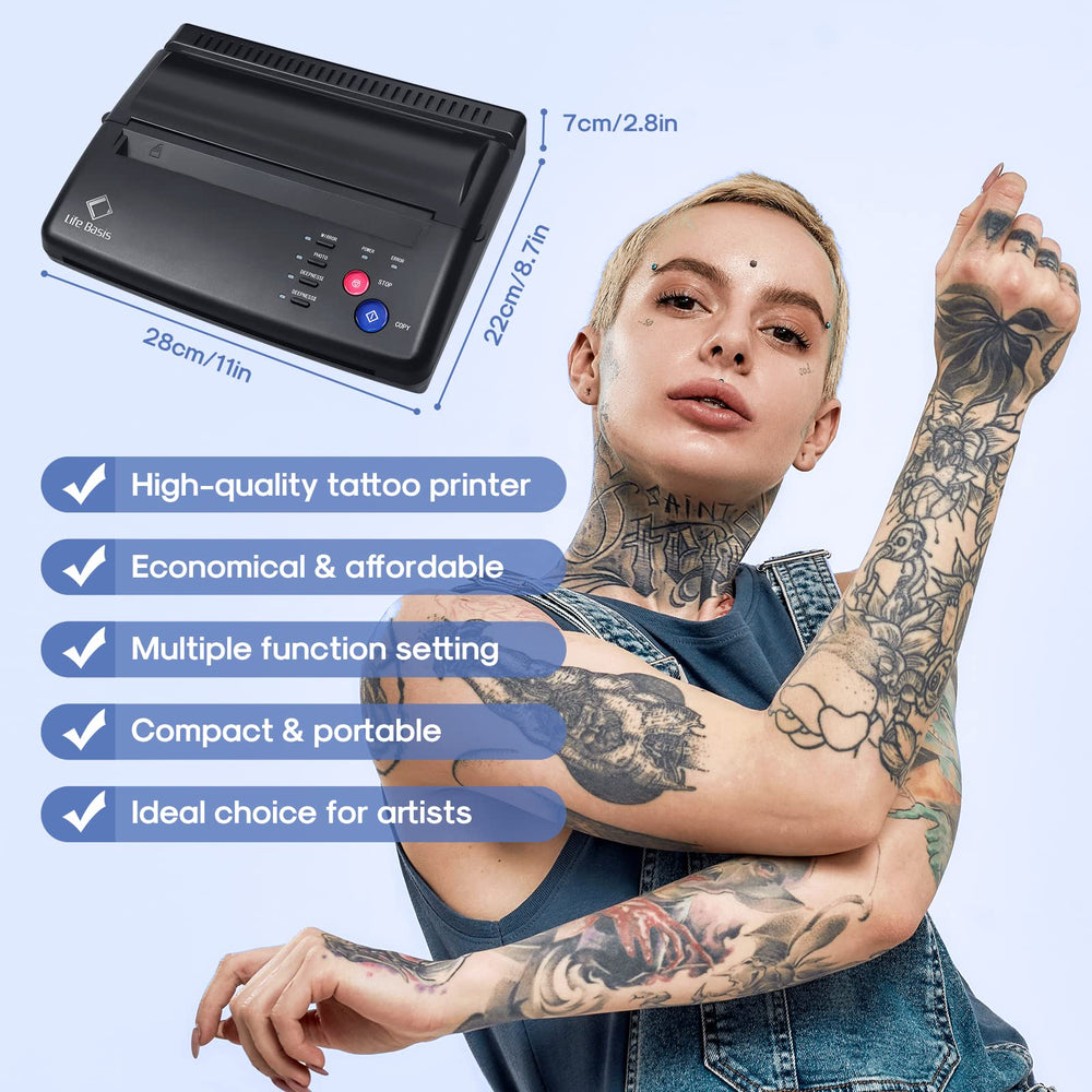 LifeBasis imprimante transfert tatouage corps léger et portable