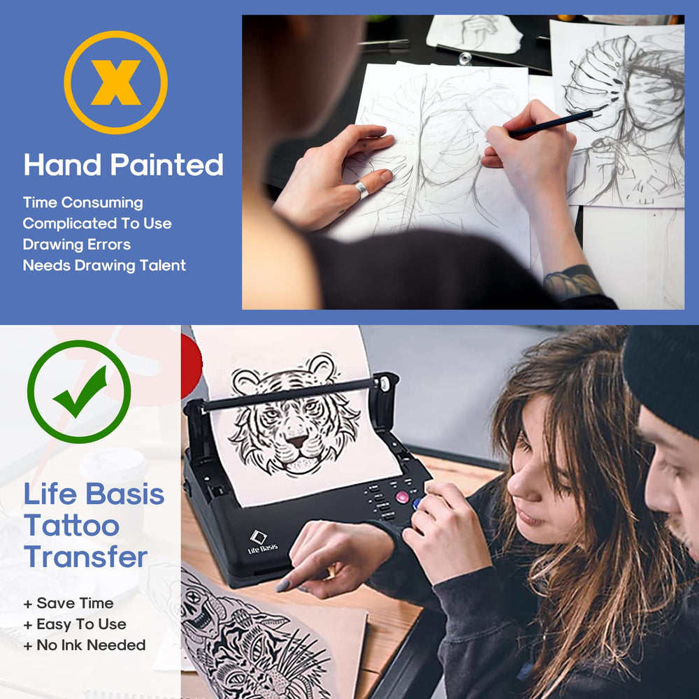 LifeBasis imprimante transfert tatouage profundites I et II