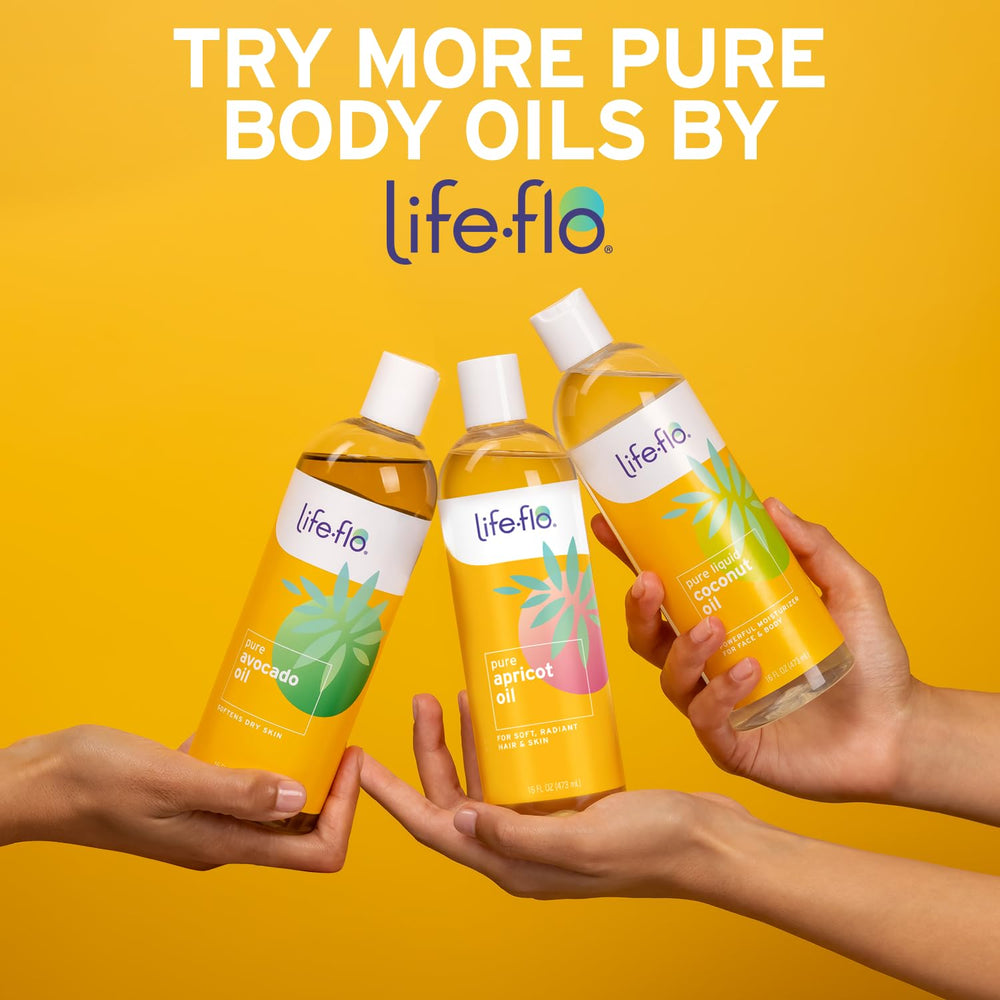 LifeFlo huile coco fractionnee Spray 236ml – non testé sur les animaux et fabriqué en laboratoire certifié.