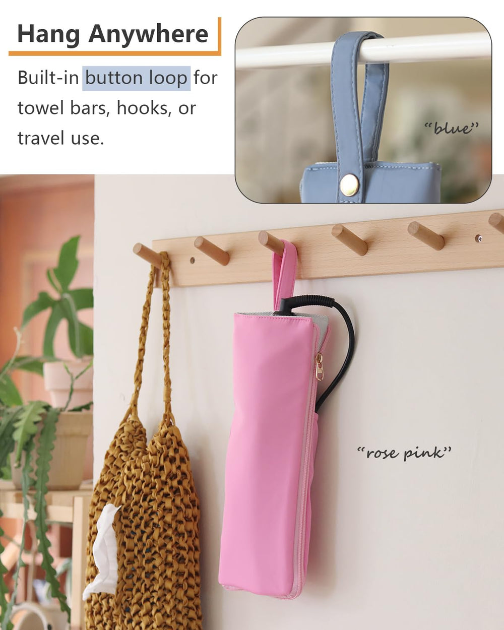 Lifeplus poche accessoires cordons: rangement dédié pour câbles et pinces.