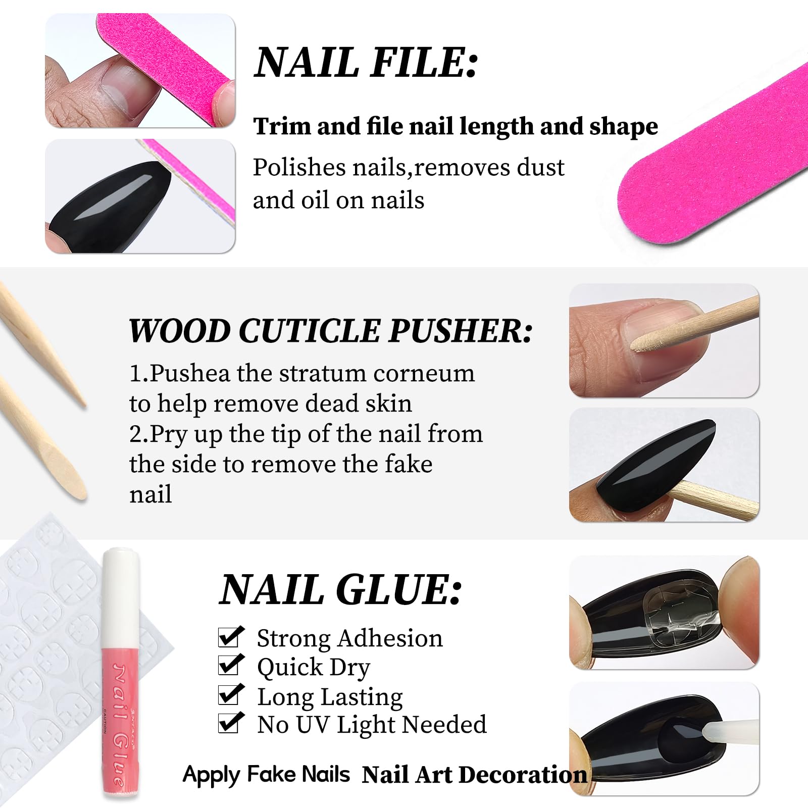 Pousse-cuticule Lifextol pour préparer l’ongle avant application