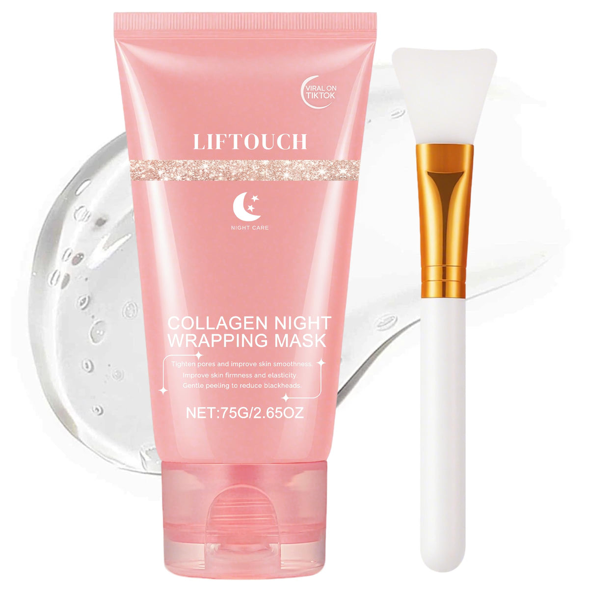 Liftouch masque-nuit-collagene-coreen, hydratation profonde et peau prête au réveil