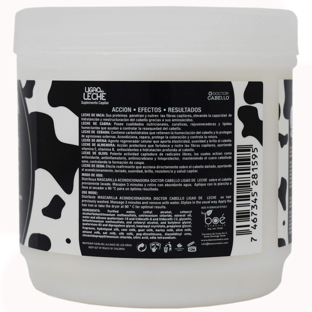 LIGAO DE LECHE masque capillaire, texture crèmeuse, démêlage facilité