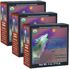 Light Mountain Henna couleur rouge éclatante pour cheveux, coloration naturelle