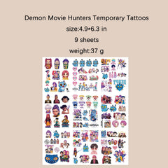 LightningStickers Demon Hunters tatouages enfants avec application simple