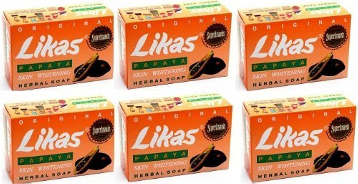 Likas Papaye Savons – lot de 6, hydratent et parfument la peau.