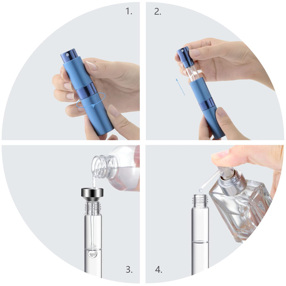 Lil Ray ensemble de 7 bouteilles, kit pratique pour voyage.