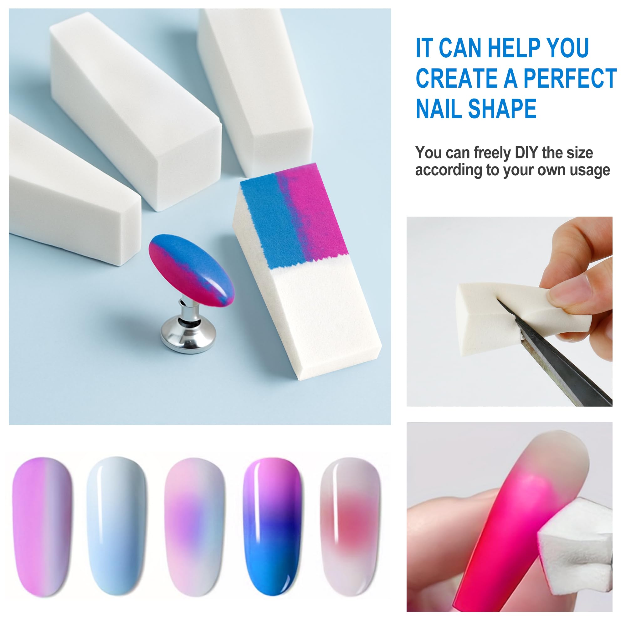 Éponge triangle LILAC texture douce pour surface lisse.