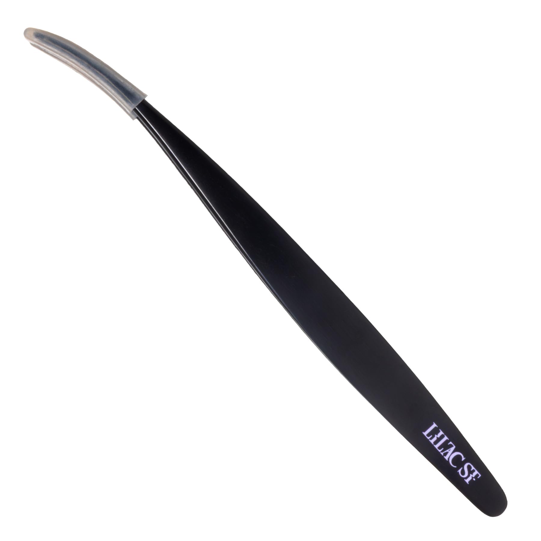 Lilac St applicateur cils: ergonomique et courbe pour une pose précise.