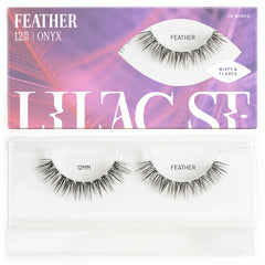 Lilac St cils plume naturel 12mm pour un regard œil-chat léger et subtil.