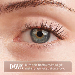 Détail des ensembles cils naturels aube-12mm par Lilac St.
