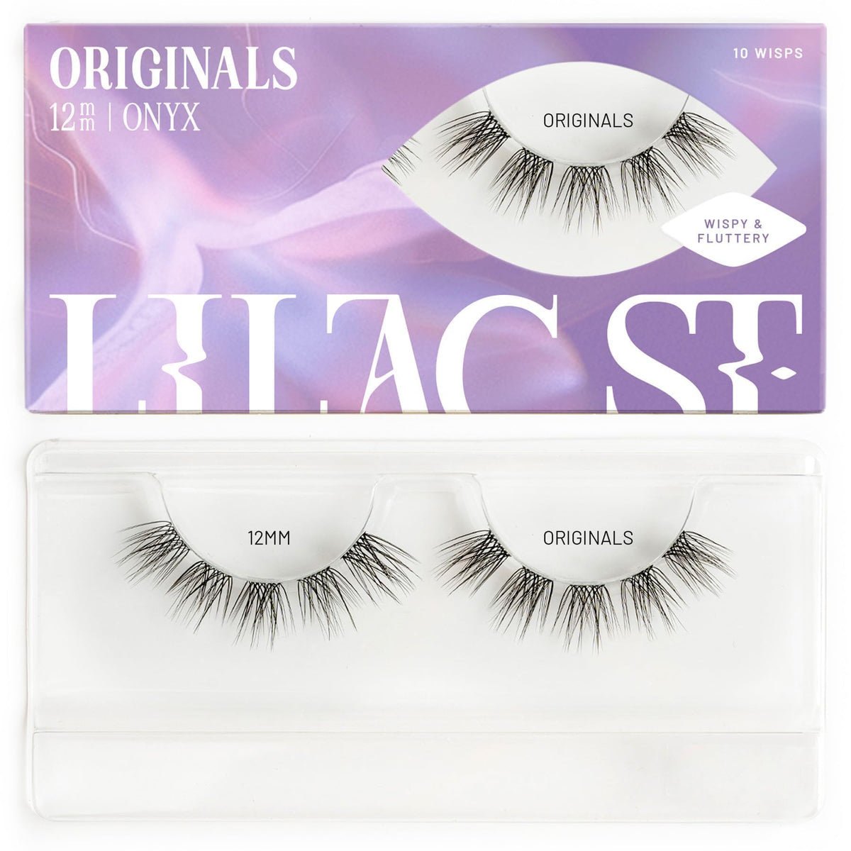 Lilac St Originals cils naturels 12mm offrent un look discret et naturel.