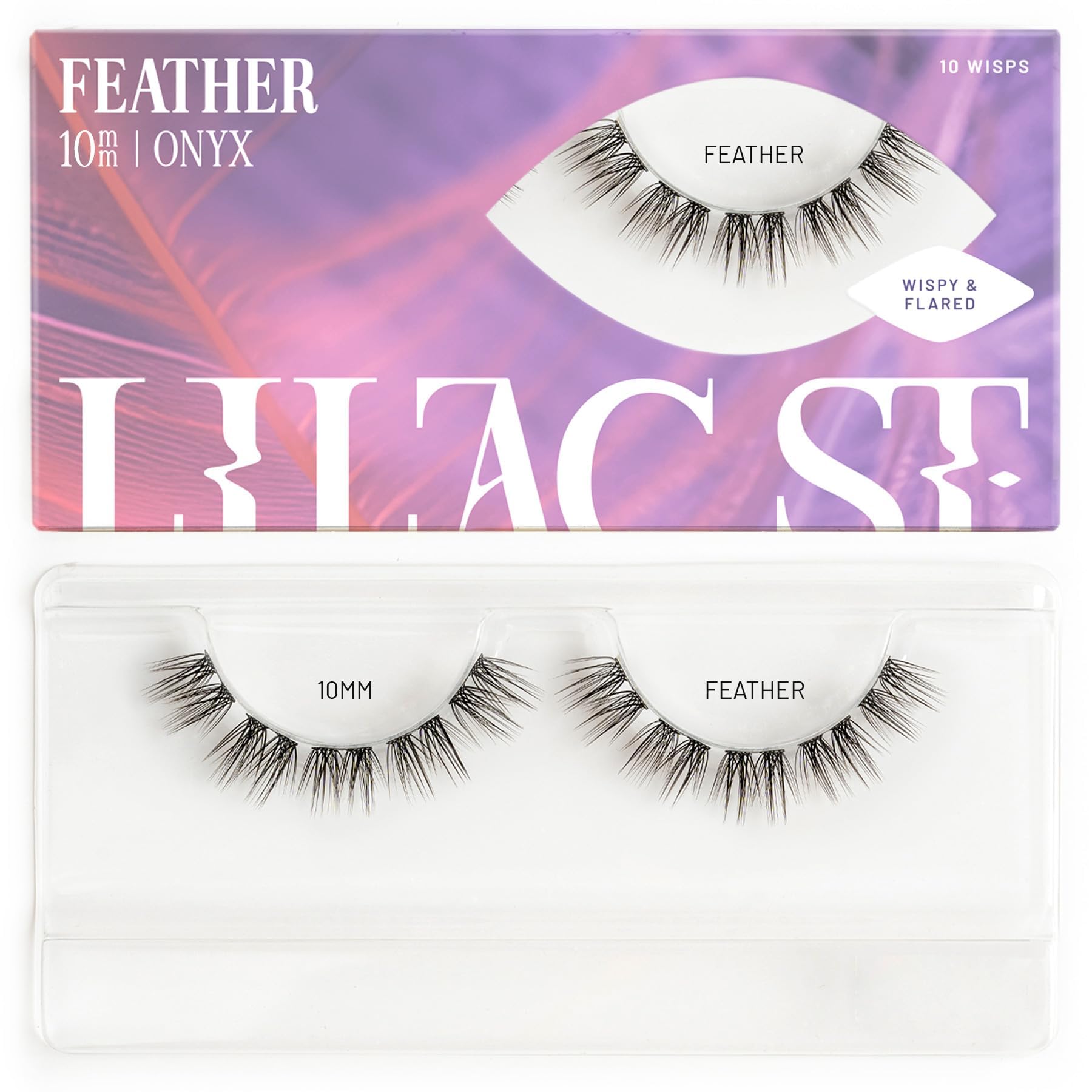 Lilac St plumes naturelles - clusters 10mm pour volume léger et naturel.