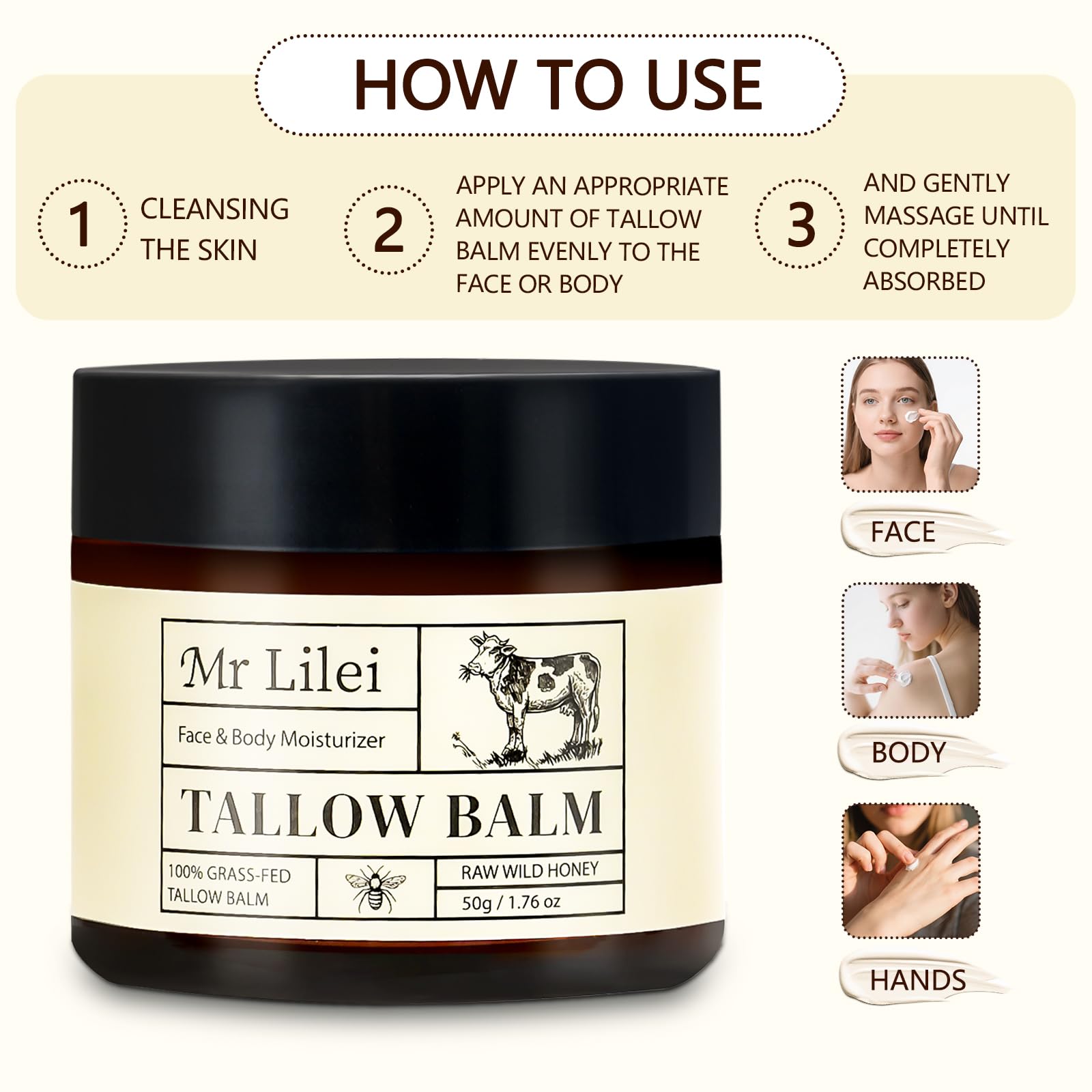 Emballage élégant et pratique pour la routine beauté.