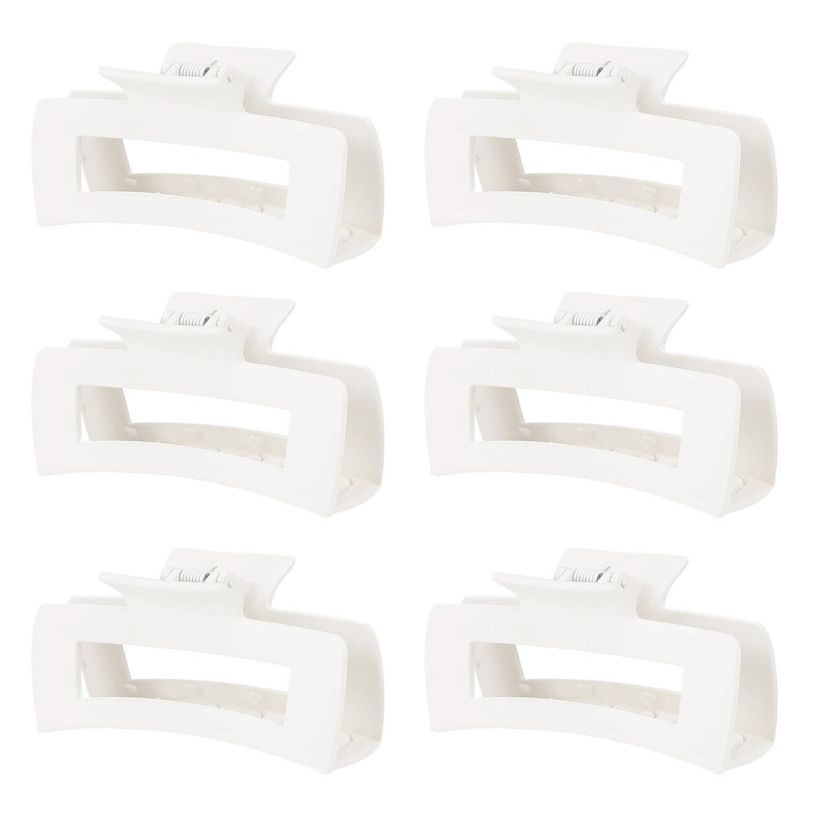 LILIEBE pinces-claw 3-5 pouces blanc, maintien ferme sans tirer les cheveux.