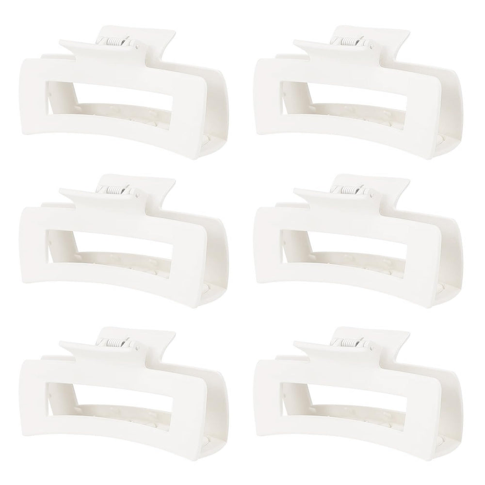 LILIEBE pinces-claw 3-5 pouces blanc, maintien ferme sans tirer les cheveux.