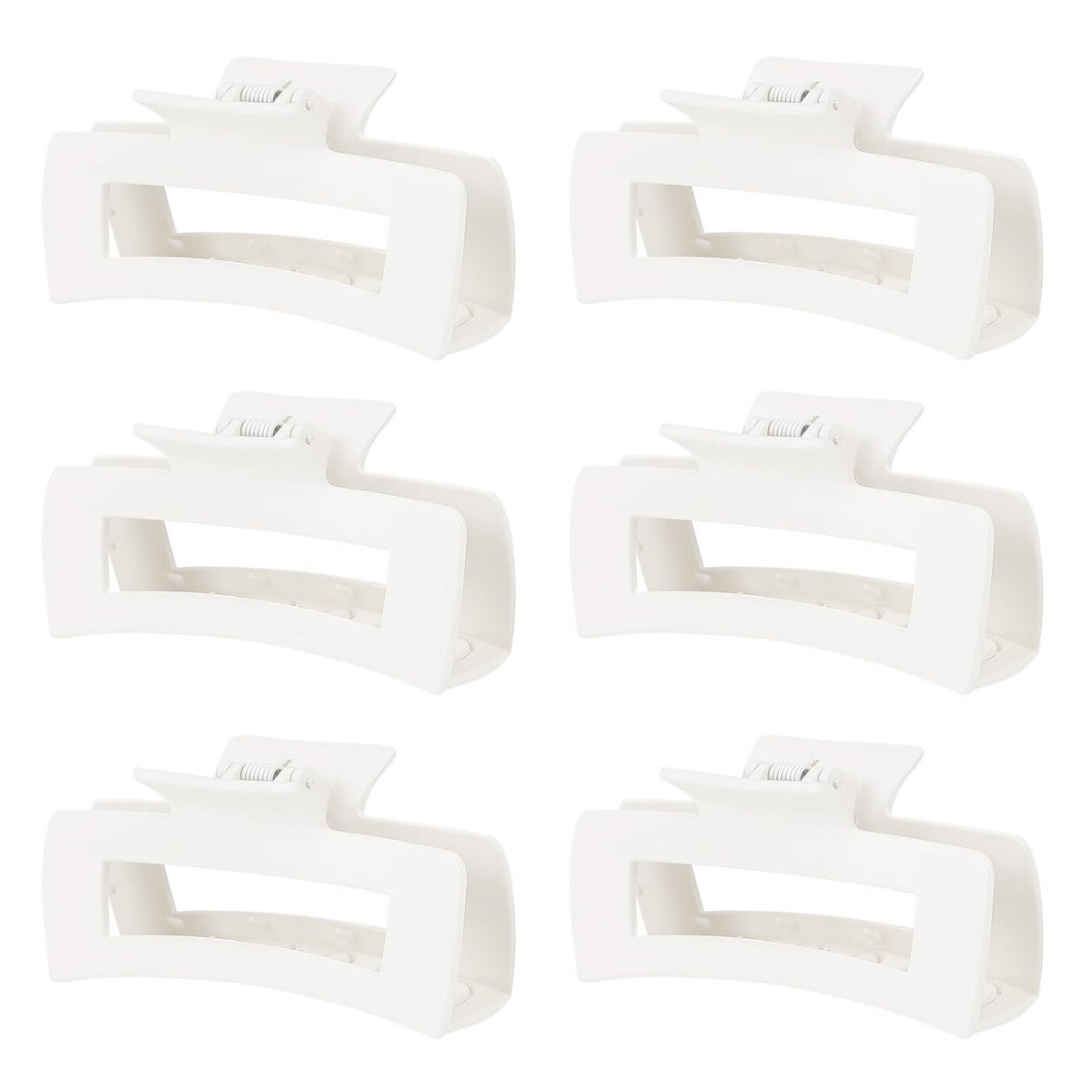 LILIEBE pinces-claw 3-5 pouces blanc, maintien ferme sans tirer les cheveux.