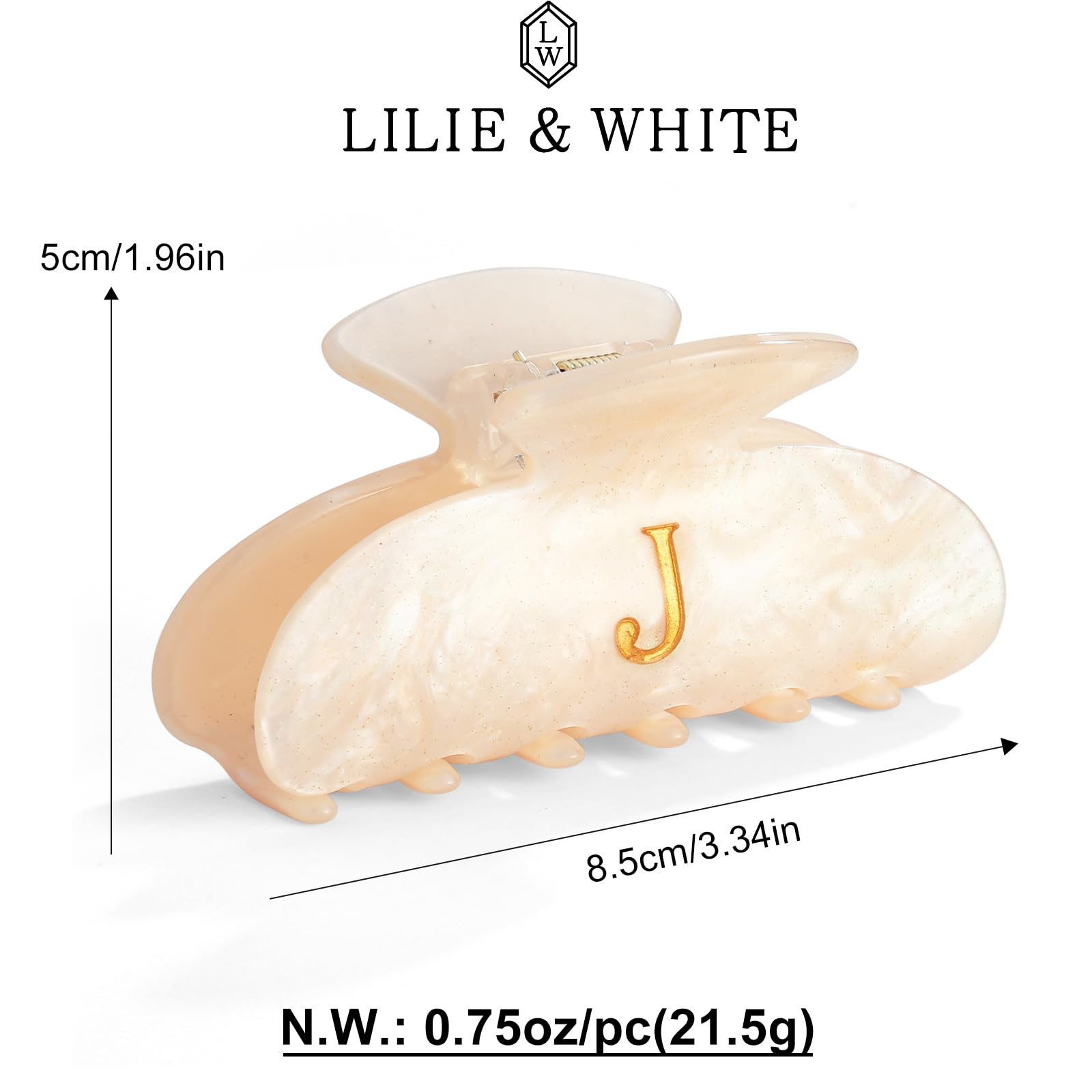LILIE&WHITE barrette-cheveux-serrage-fiable pour un maintien durable.