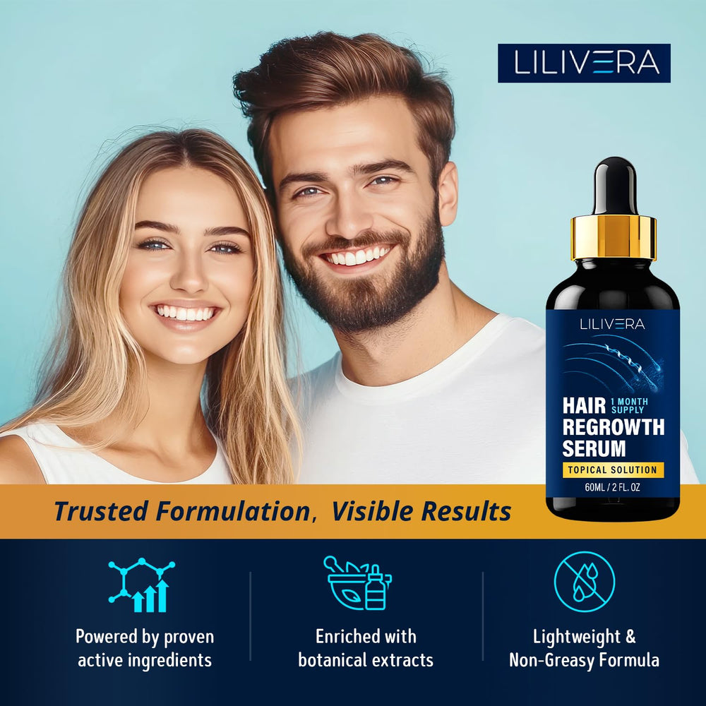 Lilivera complete kit packaging with bottle and brochure.