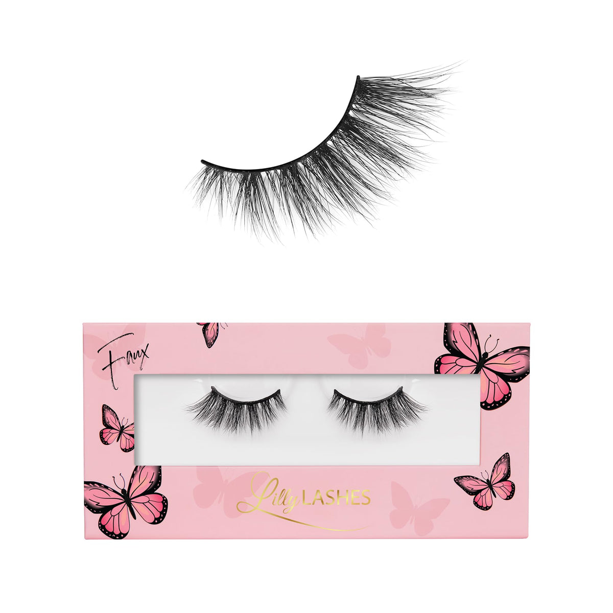 Butterfl'eyes Lilly Lashes demi-cils naturels pour un regard discret et élégant.