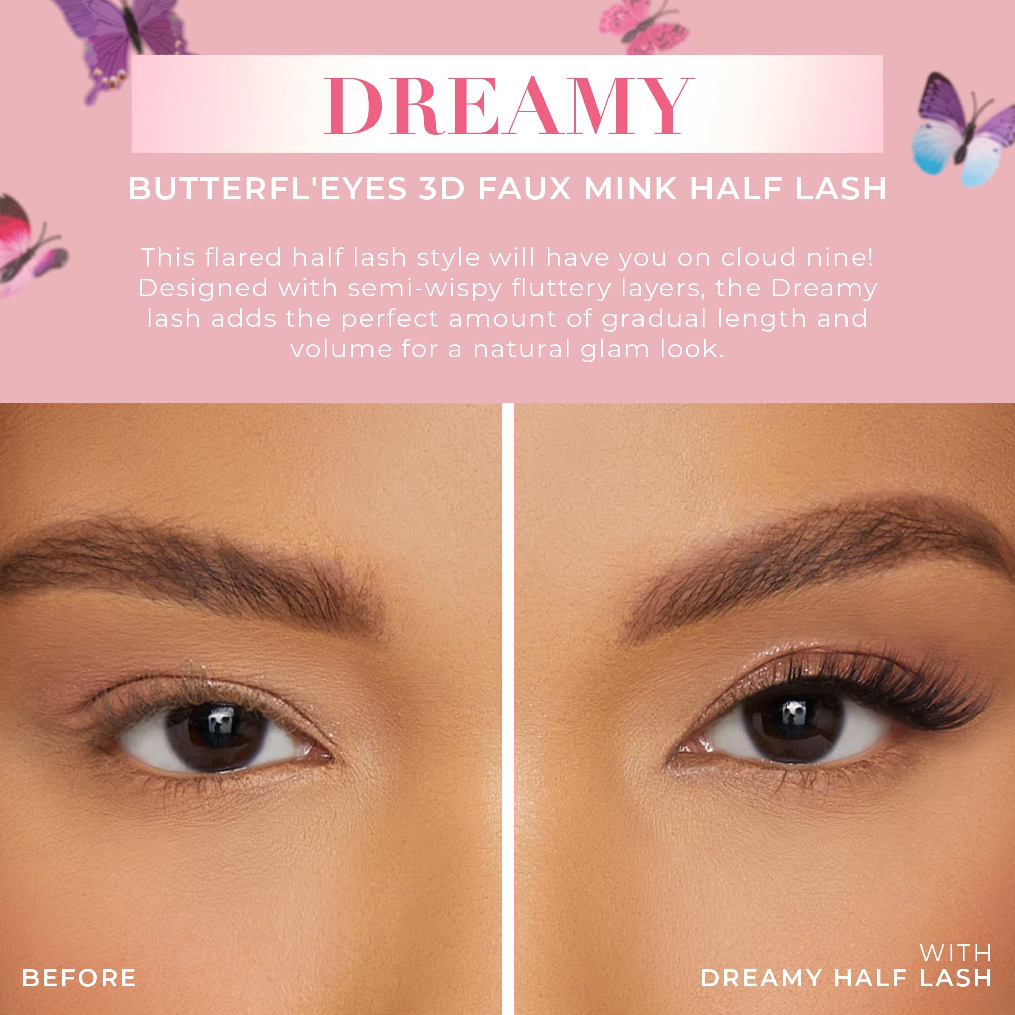Butterfl'eyes Lilly Lashes: application rapide sans coupe