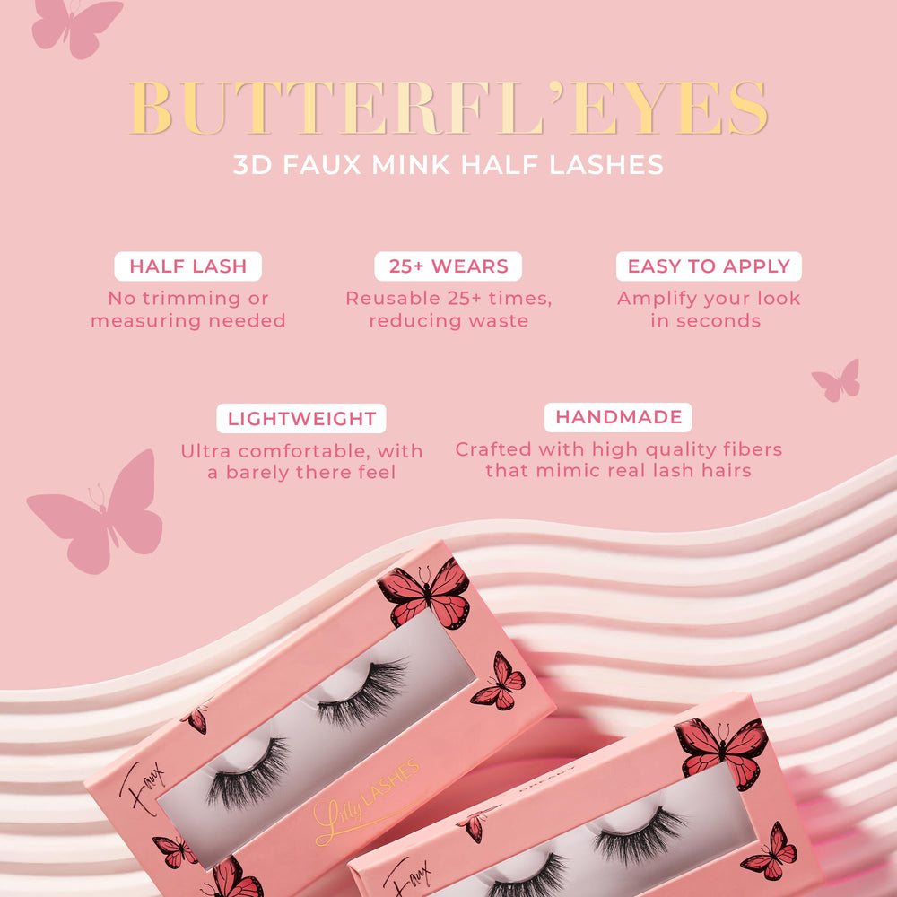 Butterfl'eyes Lilly Lashes: demi-cils pour un look naturel adaptable