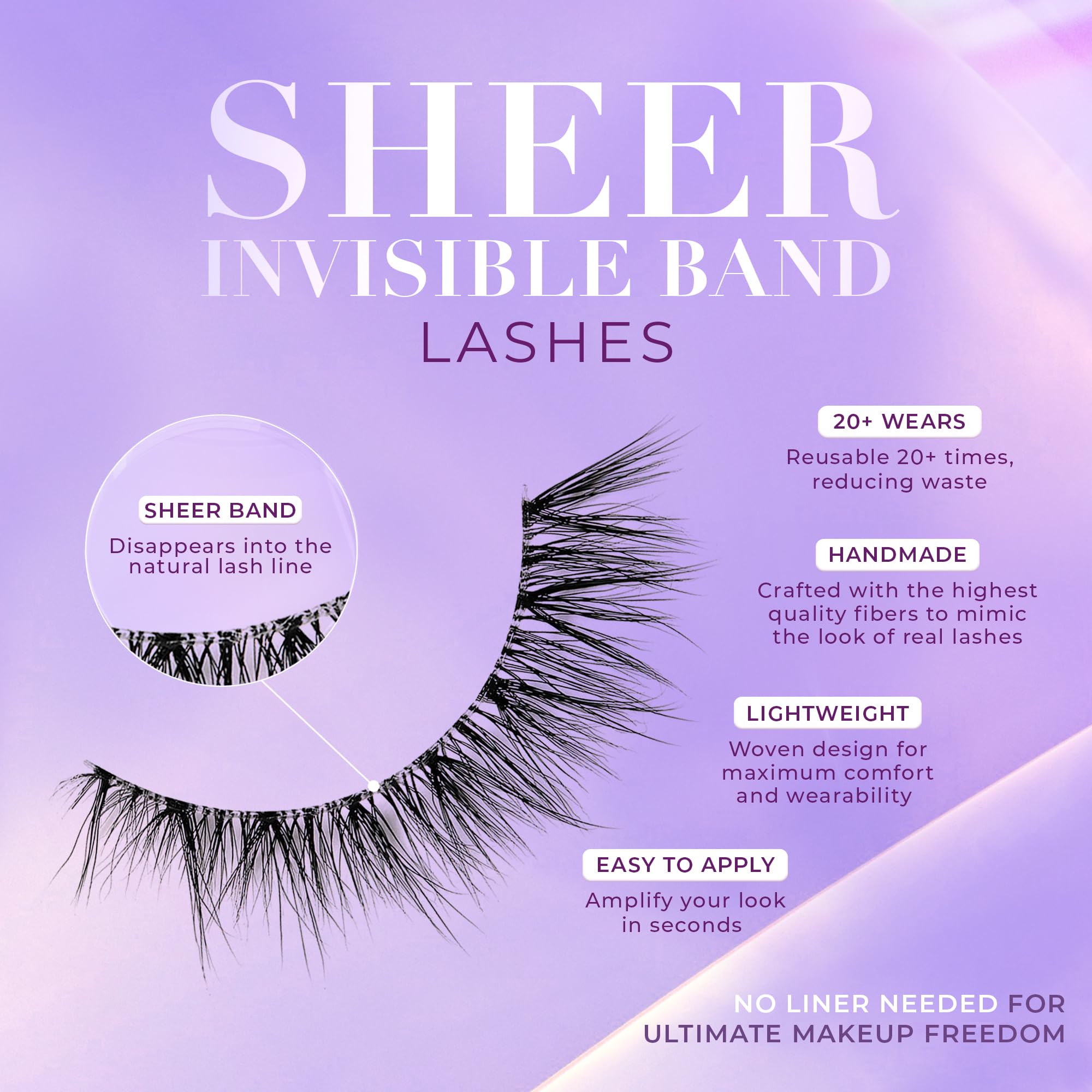 Lilly Lashes demi-cils œil-de-chat 13-5mm pour un regard défini.