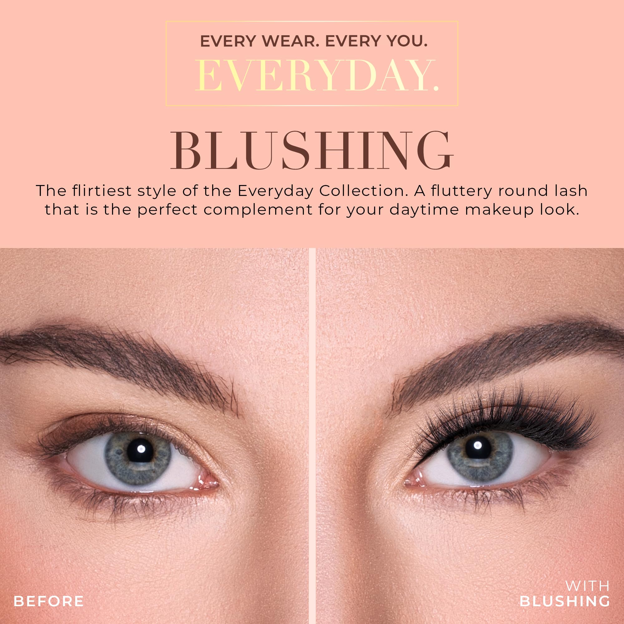 Cils Lilly Lashes individuels, application précise et simple.