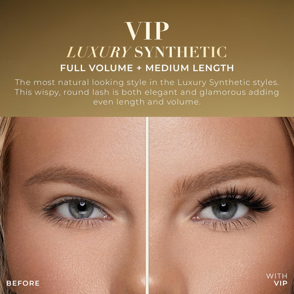 Lilly Lashes Luxe volume plume, cils conçus pour un regard profond et élégant.