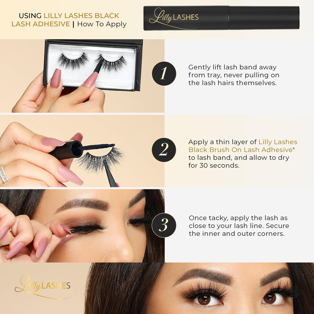Lilly Lashes Miami Flare Cils Réutilisables : conception fait main et réutilisation jusqu’à 25 fois.