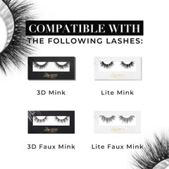 Lilly Lashes Power Liner two-layer dry time demonstrates fast hold.